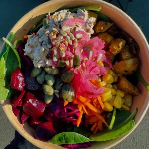 Tuna, Pink Onion Nourish Bowl